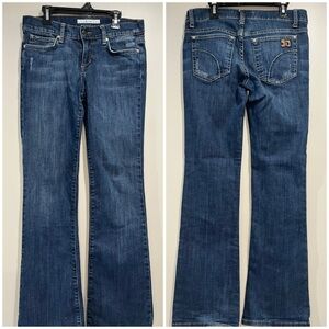 Joe's Jeans Blue Boot Cut Petite Mid Rise Classic Denim -The Provocateur